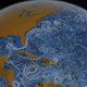 Illustration for article titled Watch the ocean currents turn the Earth into a living Van Gogh
